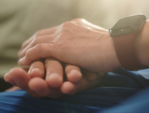 holding hands